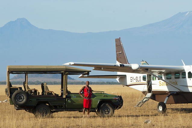Masai Mara safari by air